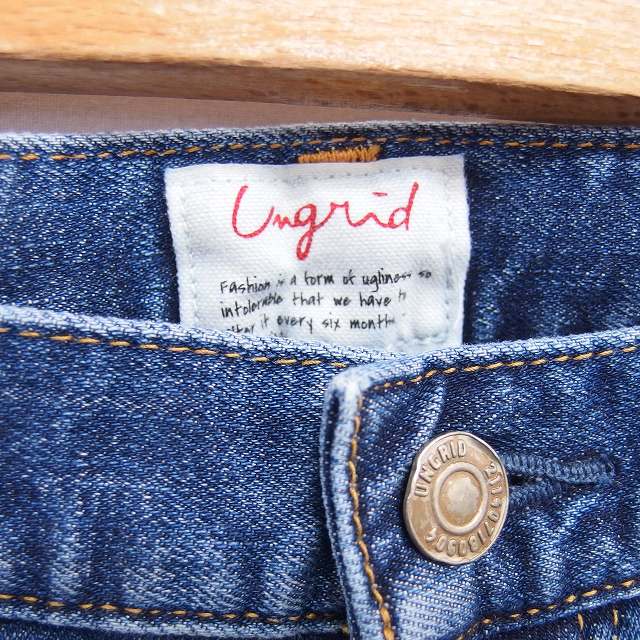 【中古】アングリッド UNGRID デニム ジーンズ スキニー パンツ ウォッシュ加工 ジップフライ 23 ブルー 青 /TT レディース 【ベクトル 古着】 250410 auc-vector-20254982 ブランド古着の買取販売ベクトル サンプル画像3