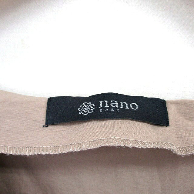 【中古】ナノユニバース nano universe BASE ブラウス シャツ 七分袖 Vネック コットン シンプル F ベージュ /KT20 レディース 【ベクトル 古着】 250410 auc-vector-20254925 ブランド古着の買取販売ベクトル サンプル画像3