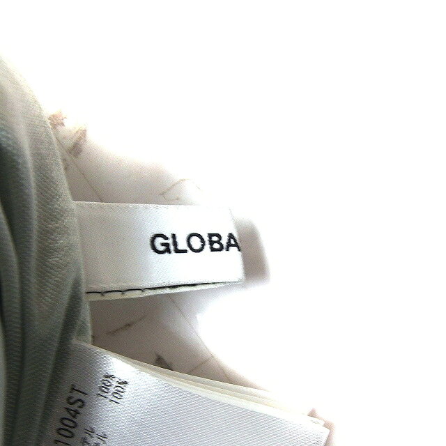 【中古】グローバルワーク GLOBAL WORK プリーツスカート ロング丈 無地 サテン F グリーン 緑 /FT43 レディース 【ベクトル 古着】 250430 auc-vector-20285487 ブランド古着の買取販売ベクトル サンプル画像3