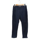 【中古】ユナイテッドアローズ UNITED ARROWS タック テーパードパンツ 無地 綿混 34 ネイビー 紺 /FT9 レディース 【ベクトル 古着】 250426(4)