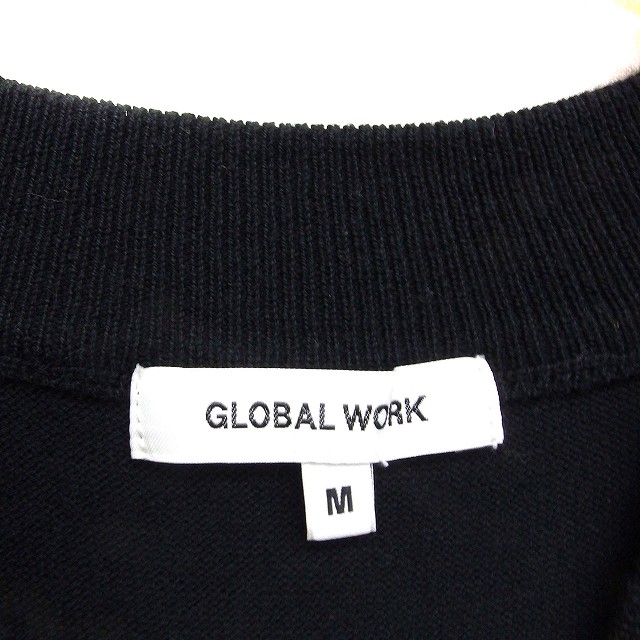 【中古】グローバルワーク GLOBAL WORK 切替 ワンピース ノースリーブ ロング丈 ニット ストライプ柄スカート M ブラック 黒 /FT30 レディース 【ベクトル 古着】 250522 auc-vector-20311204 ブランド古着の買取販売ベクトル サンプル画像3