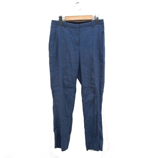 乐天商城 - 【中古】セオリー Theory テーパード パンツ ストレッチ 無地 コットン 綿 00 サックスブルー 青 /FT39 レディース 【ベクトル 古着】 250529