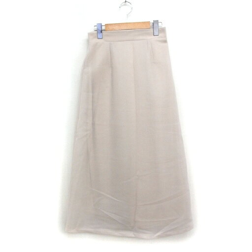 【中古】未使用品 ナチュラルクチュール natural couture タグ付き メッシュダンボール スカート ロング Aライン 無地 F ベージュ /FT47 レディース 【ベクトル 古着】 250529 【中古】未使用品 ナチュラルクチュール natural couture タグ付き メッシュダンボール スカート ロング Aライン 無地 F ベージュ /FT47 レディース 【ベクトル 古着】 250529