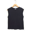 【中古】B&Y ユナイテッドアローズ BEAUTY&YOUTH ビューティー&ユース コットン タンクトップ クルーネック ノースリーブ 無地 チャコールグレー /FT27 レディース 【ベクトル 古着】 250611
