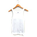 【中古】ROBERT P.MILLER タンクトップ コットン シンプル F ホワイト 白 /KT33 レディース 【ベクトル 古着】 250612