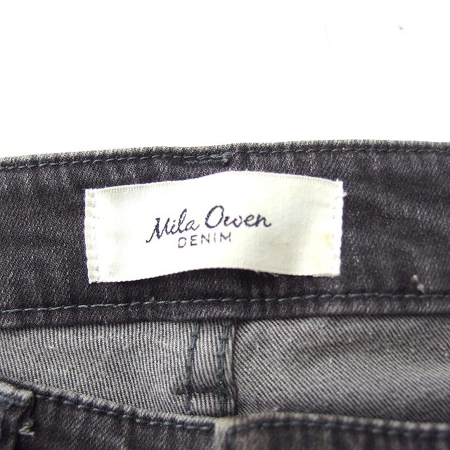 【中古】ミラオーウェン Mila Owen デニム ジーンズ スキニー スリム 切りっぱなし 2 チャコールグレー /FT9 レディース 【ベクトル 古着】 250626 auc-vector-20362063 ブランド古着の買取販売ベクトル サンプル画像3