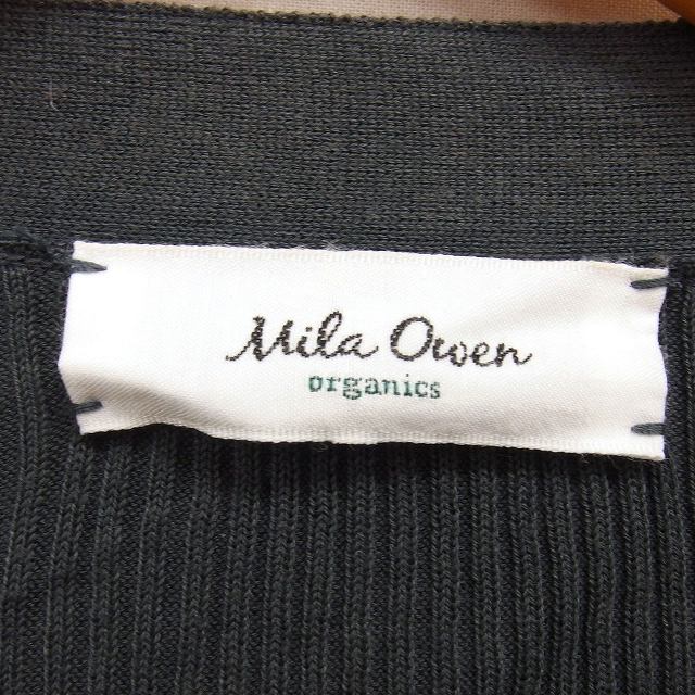 【中古】ミラオーウェン Mila Owen ロング カーディガン ニット リブ ハイゲージ コットン 綿 長袖 1 チャコールグレー /NT22 レディース 【ベクトル 古着】 251203 auc-vector-20588253 ブランド古着の買取販売ベクトル サンプル画像3