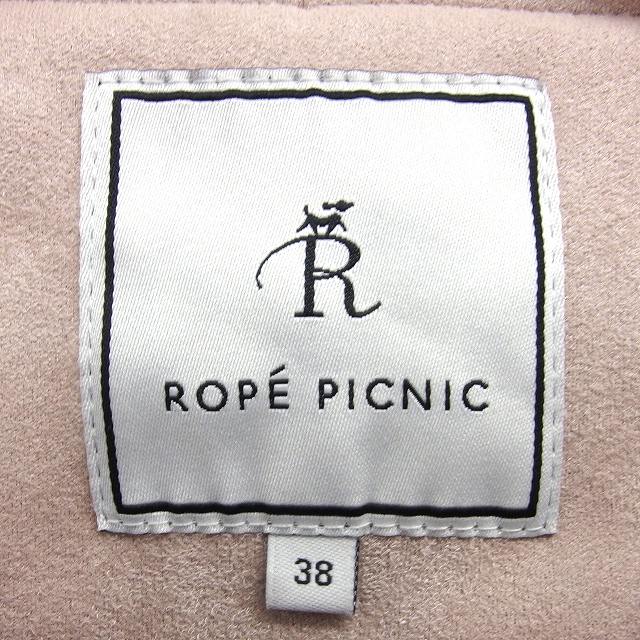 【中古】ロペピクニック ROPE Picnic フェイクスエード ジャケット アウター 裏地なし ジップアップ 38 ベージュ /NT35 レディース 【ベクトル 古着】 251203 auc-vector-20588280 ブランド古着の買取販売ベクトル サンプル画像3