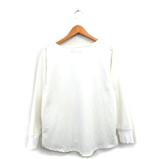 【中古】ナノユニバース nano universe カットソー Tシャツ 長袖 シンプル F アイボリー 白 /KT20 レディース 【ベクトル 古着】 250714 auc-vector-20444903 ブランド古着の買取販売ベクトル サンプル画像2