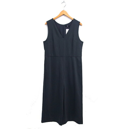 【中古】未使用品 ユニクロ UNIQLO タグ付き ジャンプスーツ ワイド Vネック 大きいサイズ バックジップ 無地 XXL ダークグレー /NT7 レディース 【ベクトル 古着】 250718 【中古】未使用品 ユニクロ UNIQLO タグ付き ジャンプスーツ ワイド Vネック 大きいサイズ バックジップ 無地 XXL ダークグレー /NT7 レディース 【ベクトル 古着】 250718