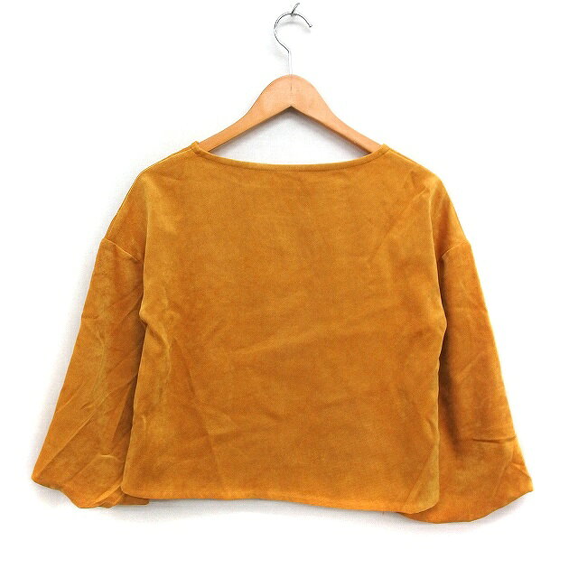 【中古】ロペピクニック ROPE Picnic ベロア バルーンスリーブ カットソー ボートネック 無地 36 イエロー 黄 /FT34 レディース 【ベクトル 古着】 251204 auc-vector-20590097 ブランド古着の買取販売ベクトル サンプル画像2