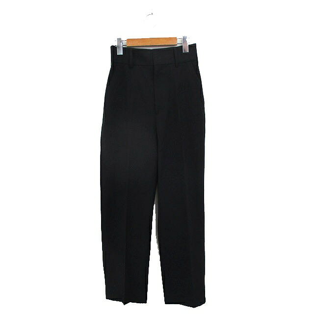 【中古】ジャーナルスタンダード JOURNAL STANDARD スラックス パンツ センタープレス シンプル 36 ブラック 黒 /KT13 レディース 【ベクトル 古着】 250813(4)