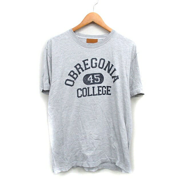 【中古】オーダブ Odub Tシャツ カットソー 半袖 文字 グレー 灰 /KT35 レディース 【ベクトル 古着】 250905