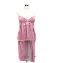 【中古】未使用品 ジルバイジルスチュアート JILL by JILLSTUART タグ付き セットアップ パジャマ ナイトウェア キャミソール クロップド丈 パ...