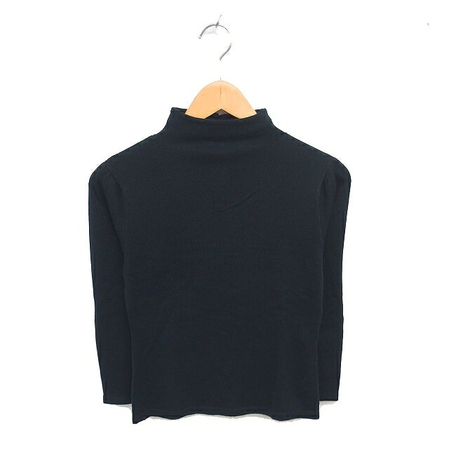 Turtleneck - 【中古】シビラ SYBILLA ニット セーター ハイネック シルク混 七分袖 M 緑 グリーン /TT レディース 【ベクトル 古着】 250924