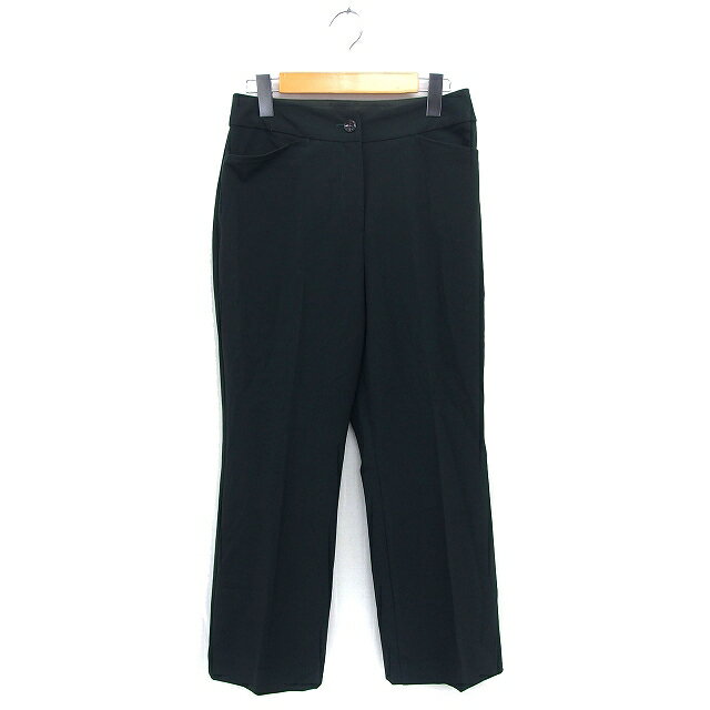 【中古】スチェッソ SUTSESO パンツ スラックス ストレート シンプル ジップフライ 40 ディープグリーン /NT2 レディース 【ベクトル 古着】 251002