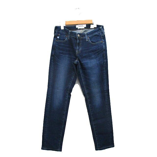 【中古】サムシング something デニム ジーンズ スキニー ウォッシュ加工 ストレッチ 29 ブルー 青 /KT25 レディース 【ベクトル 古着】 251101