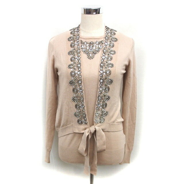 【中古】ダブルスタンダードクロージング ダブスタ DOUBLE STANDARD CLOTHING アンサンブルニット ツイ..