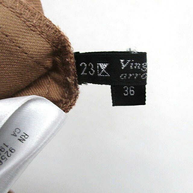 【中古】23区 オンワード樫山 テーパードパンツ タック ウール混 シンプル 36 ブラウン 茶 /KT10 レディース 【ベクトル 古着】 260128 auc-vector-20685494 ブランド古着の買取販売ベクトル サンプル画像3