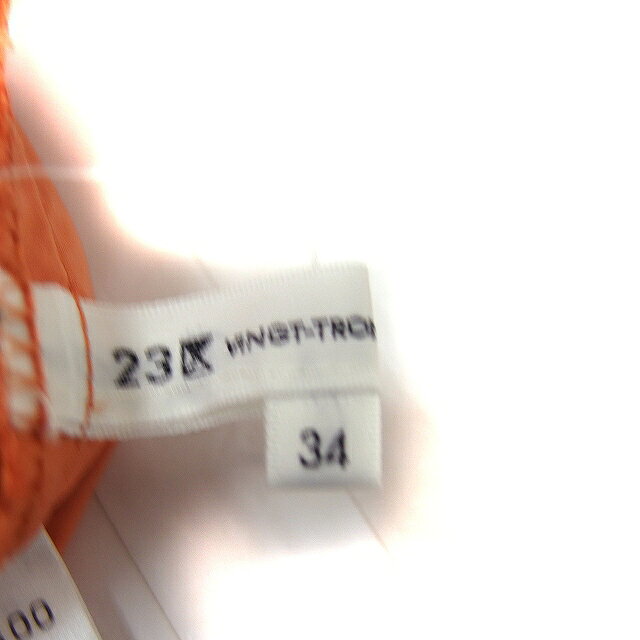 【中古】23区 オンワード樫山 イージー センターシーム パンツ 無地 34 オレンジ /FT24 レディース 【ベクトル 古着】 260213 auc-vector-20720846 ブランド古着の買取販売ベクトル サンプル画像3