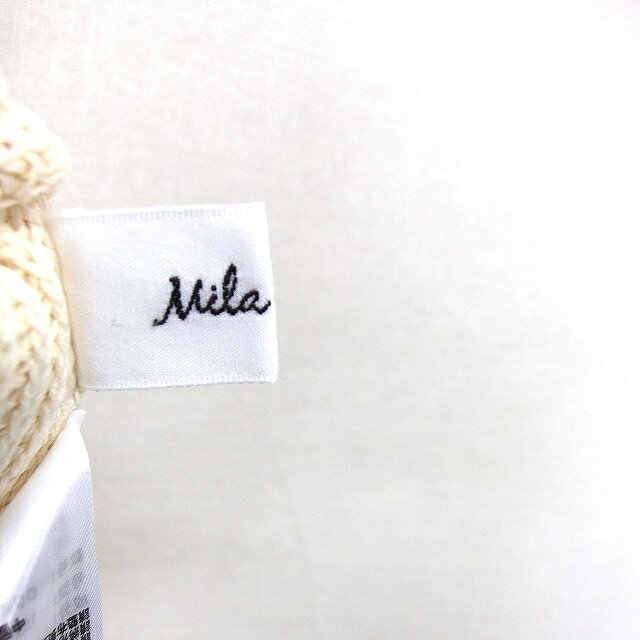 【中古】ミラオーウェン Mila Owen ボリュームスリーブ ニット セーター 丸首 7分袖 無地 リネン 麻 0 ホワイト 白 /FT38 レディース 【ベクトル 古着】 260213 auc-vector-20720870 ブランド古着の買取販売ベクトル サンプル画像3