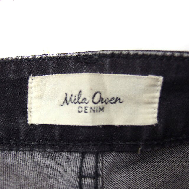 【中古】ミラオーウェン Mila Owen デニム ジーンズ スリム ストレート パンツ 1 ブラック 黒 /FT45 レディース 【ベクトル 古着】 260221 auc-vector-20735060 ブランド古着の買取販売ベクトル サンプル画像3
