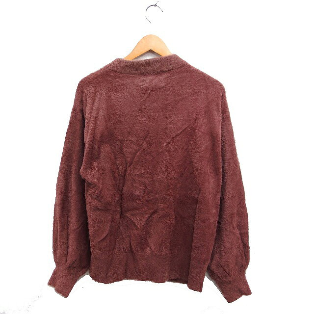 【中古】ジェラートピケ gelato pique ネコモコ カーディガン シャギー ニット 無...