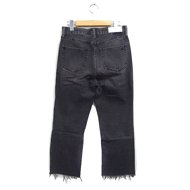 【中古】ミラオーウェン Mila Owen DENIM ストレート パンツ 切りっぱなし 無地 1 ブラック 黒 /FT26 レディース 【ベクトル 古着】 260320 auc-vector-20796475 ブランド古着の買取販売ベクトル サンプル画像2