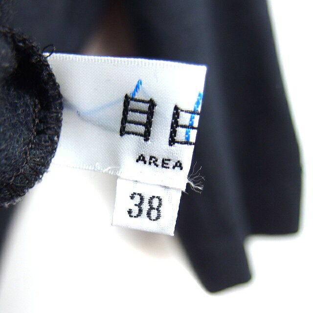 【中古】自由区 オンワード樫山 ニット Iライン ワンピース ひざ丈 ウール スリットネック 七分袖 38 チャコールグレー /NT9 レディース 【ベクトル 古着】 260501 auc-vector-20883149 ブランド古着の買取販売ベクトル サンプル画像3