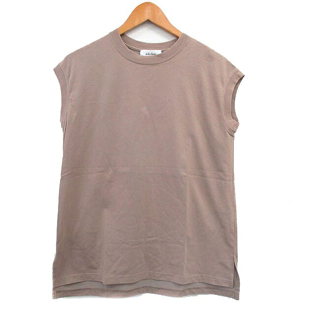 【中古】ミラオーウェン Mila Owen カットソー Tシャツ ノースリーブ コットン シンプル 0 ベージュ /KT15 レディース 【ベクトル 古着】 260501 auc-vector-20883111 ブランド古着の買取販売ベクトル パッケージ画像