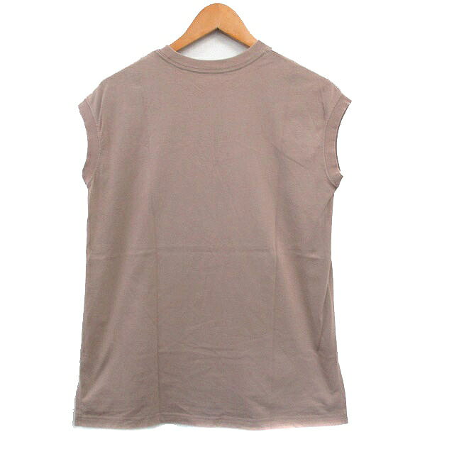 【中古】ミラオーウェン Mila Owen カットソー Tシャツ ノースリーブ コットン シンプル 0 ベージュ /KT15 レディース 【ベクトル 古着】 260501 auc-vector-20883111 ブランド古着の買取販売ベクトル サンプル画像2