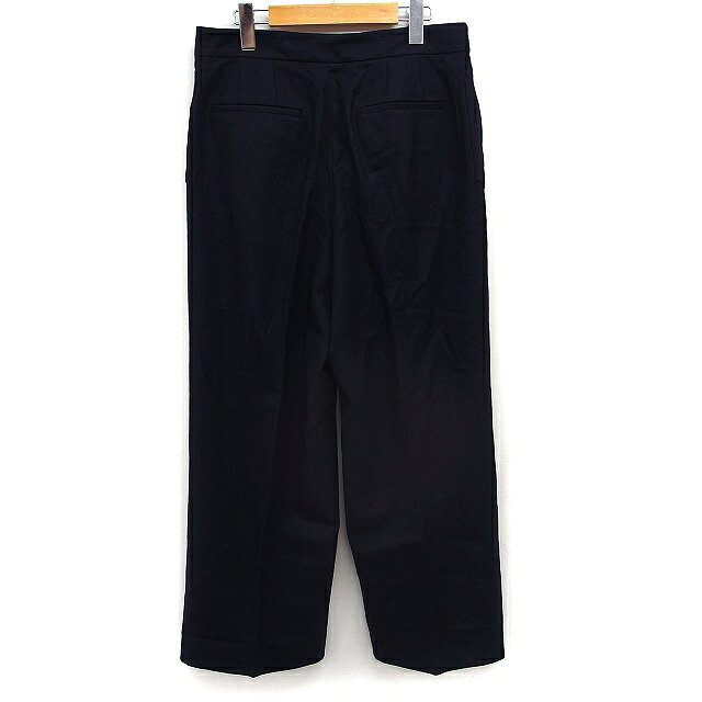 【中古】23区 オンワード樫山 ウール ワイド パンツ センタープレス 無地 大きいサイズ 44 ブラック 黒 /FT26 レディース 【ベクトル 古着】 260615 auc-vector-21019549 ブランド古着の買取販売ベクトル サンプル画像2