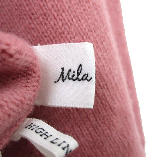 【中古】ミラオーウェン Mila Owen ニット セーター 長袖 タートルネック ウール シンプル 0 ピンク /KT22 レディース 【ベクトル 古着】 260622 auc-vector-21034678 ブランド古着の買取販売ベクトル サンプル画像3