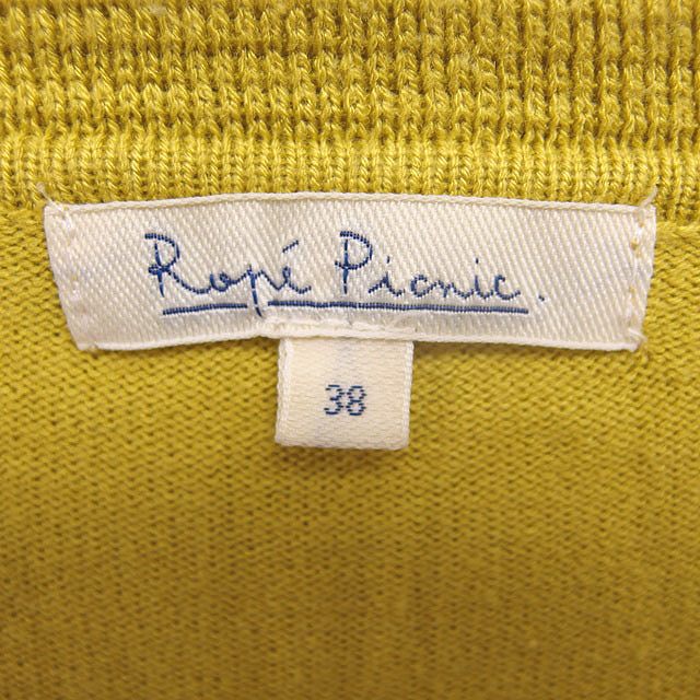【中古】ロペピクニック ROPE Picnic ニット セーター Vネック ドルマンスリーブ 長袖 38 イエロー /TT レディース 【ベクトル 古着】 260826 auc-vector-21202877 ブランド古着の買取販売ベクトル サンプル画像3