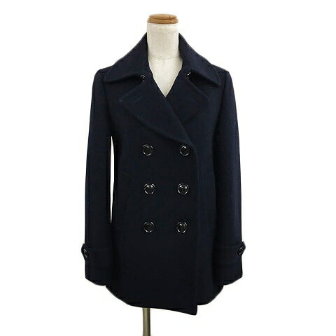 【中古】B&Y ユナイテッドアローズ BEAUTY&YOUTH ビューティー&ユース コート Pコート ピーコート ミドル ダブル ウール 長袖 S 紺 ネイビー レディース 【ベクトル 古着】 240305 【中古】B&Y ユナイテッドアローズ BEAUTY&YOUTH ビューティー&ユース コート Pコート ピーコート ミドル ダブル ウール 長袖 S 紺 ネイビー レディース 【ベクトル 古着】 240305