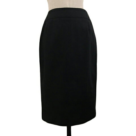 【中古】クードシャンス CdeC COUP DE CHANCE スカート タイト ひざ丈 無地 スリット 36 黒 ブラック レディース 【ベクトル 古着】 250421(4)
