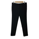 【中古】アイシービー iCB パンツ テーパード クロップド センタープレス ウール 無地 7 黒 ブラック レディース 【ベクトル 古着】 250516