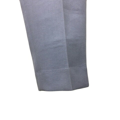 【中古】ロペ ROPE MADEMOISELLE パンツ テーパード ロング タック 無地 センタープレス ハイウエスト 38 水色 ライトブルー レディース 【ベクトル 古着】 250414