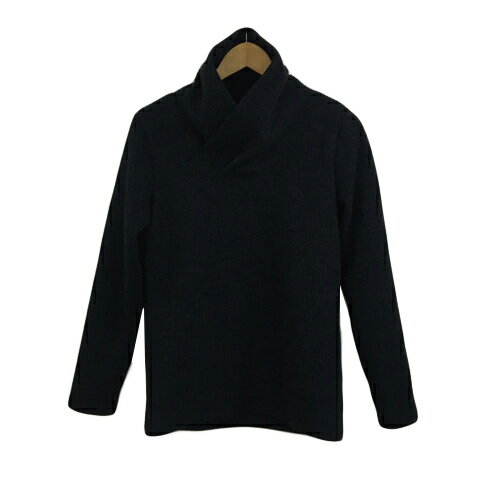 【中古】テットオム TETE HOMME セーター ニット プルオーバー ハイネック リブ 無地 長袖 5 グレー メンズ 【ベクトル 古着】 250220