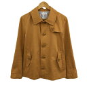 【中古】アーバンリサーチ URBAN RESEARCH ジャケット シングル ステンカラー 無地 長袖 38 茶 オレンジ ブラウン メンズ 【ベクトル 古着】 250430