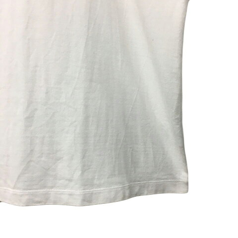【中古】ナノユニバース nano universe Tシャツ カットソー プルオーバー クルーネック 無地 半袖 S 白 ホワイト メンズ 【ベクトル 古着】 250508