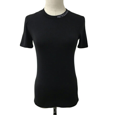 【中古】パトリツィアペペ PATRIZIA PEPE Tシャツ カットソー ストレッチ クルーネック 無地 半袖 0 黒 ブラック レディース 【ベクトル 古着】 250513 【中古】パトリツィアペペ PATRIZIA PEPE Tシャツ カットソー ストレッチ クルーネック 無地 半袖 0 黒 ブラック レディース 【ベクトル 古着】 250513