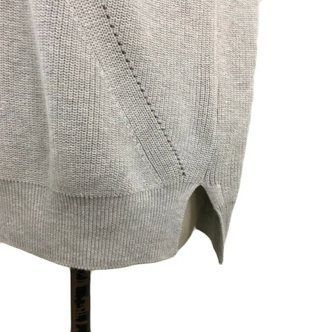 【中古】グローバルワーク GLOBAL WORK ベスト ニット プルオーバー クルーネック リブ 無地 ノースリーブ M グレー レディース 【ベクトル 古着】 250610 auc-vector-20352516 ブランド古着の買取販売ベクトル サンプル画像3