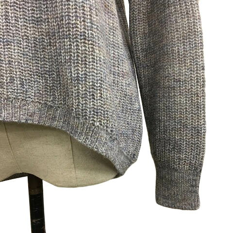 【中古】グローバルワーク GLOBAL WORK セーター ニット ラウンドネック プルオーバー ラメ モヘヤ混 長袖 M グレー 紫 パープル レディース 【ベクトル 古着】 250527 auc-vector-20327697 ブランド古着の買取販売ベクトル サンプル画像3
