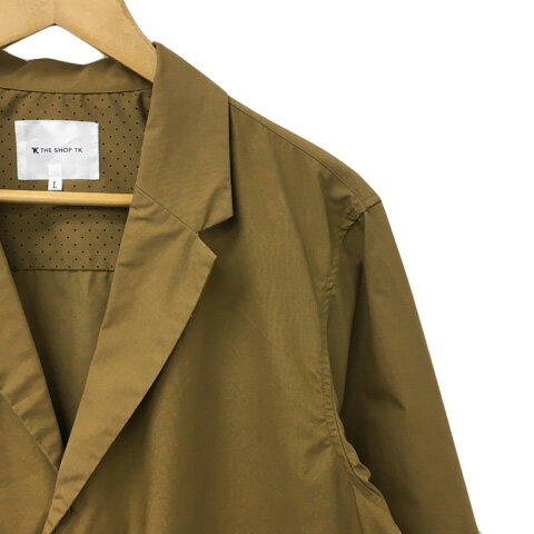 【中古】ザショップティーケー THE SHOP TK ジャケット シャツ テーラード シングル スリット 長袖 L 茶 ブラウン メンズ 【ベクトル 古着】 250620