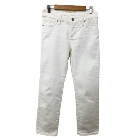 【中古】リーバイス Levi's パンツ デニム ジーンズ スキニー クロップド ジップフライ W25 白 ホワイト レディース 【ベクトル 古着】 250716