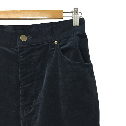 【中古】リヨカ Liyoca パンツ ストレート ロング ハイウエスト コーデュロイ 36 ...
