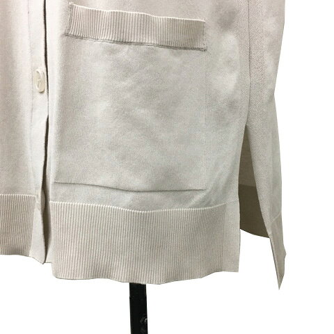 【中古】グローバルワーク GLOBAL WORK ベスト ジレ カーディガン ニット Vネック 無地 スリット フレンチスリーブ F ベージュ レディース 【ベクトル 古着】 250819 auc-vector-20439668 ブランド古着の買取販売ベクトル サンプル画像3