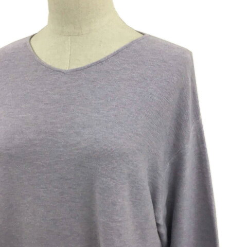 【中古】グローバルワーク GLOBAL WORK セーター ニット プルオーバー Vネック 無地 ナイロン 長袖 S 紫 ラベンダー パープル レディース 【ベクトル 古着】 250925 auc-vector-20576142 ブランド古着の買取販売ベクトル サンプル画像2