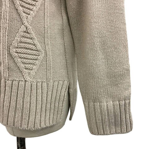 【中古】ロペピクニック ROPE Picnic セーター ニット プルオーバー Vネック ケーブル編み スリット 長袖 38 ベージュ レディース 【ベクトル 古着】 251110 auc-vector-20563920 ブランド古着の買取販売ベクトル サンプル画像3